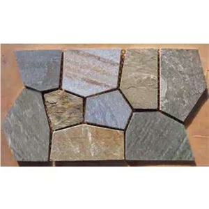 Rusty Slate Wall Clading Flooring Tiles Net Pasting Flagstone