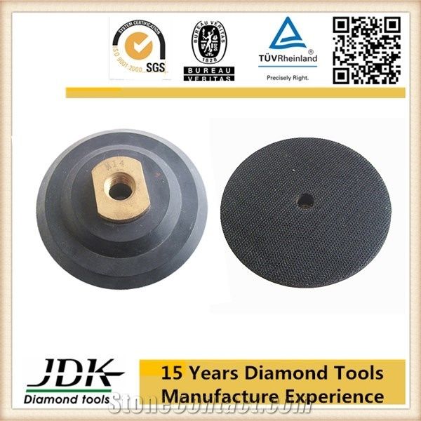 80mm Black Buff Diamond Flexible Polishing Pad For Stone