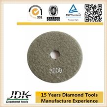 80mm Grit 3000 Diamond Flexible Polishing Pad For Stone