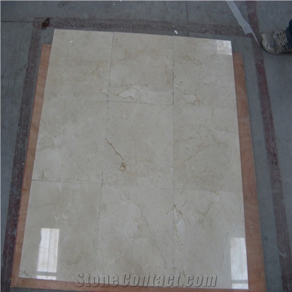 Cheap Cream Marfil Marble Slab & Tile, China Beige Marble