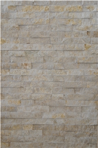 Beige Travertine Cultured Stone for Wall Cladding