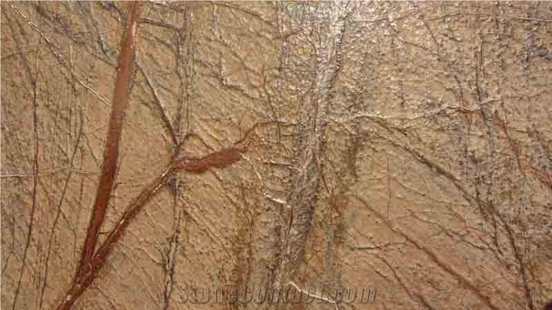 Hot Rainforest Brown Marble Slab & Tile, China Brown Marble