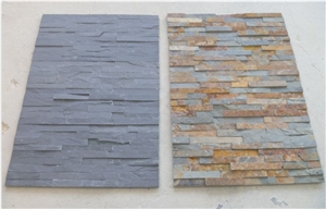 Mixed Color Slate Wall Cladding and Ledge Stone Cultured Stone
