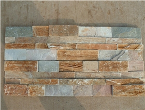 Mixed Color Slate Wall Cladding and Ledge Stone Cultured Stone