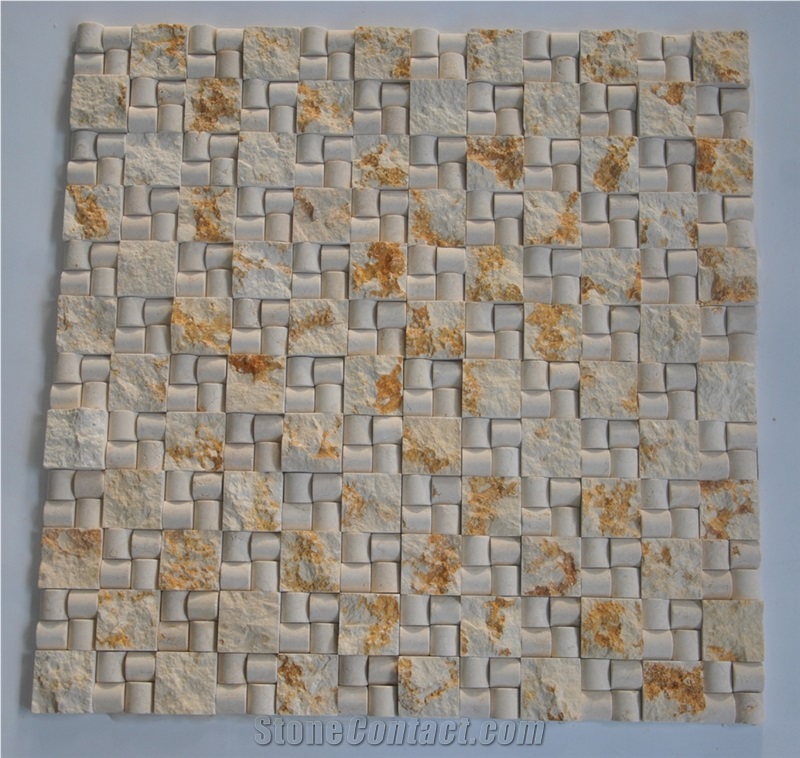 Popular Marble Mosaic Tiles for Wall Cladding
