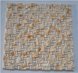 Popular Marble Mosaic Tiles for Wall Cladding