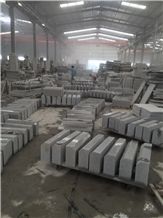G603 / Silver Grey Flamed Granite Kerbstone,Silvery Grey Hubei G603 Padang Crystal Granite,Sesame White Granite,Crystal Grey Granite,Light Grey Granite Kerbstone