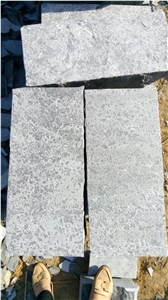 Blue Limestone Flamed Surface Sides Split Cube Cobble Stone Low Price