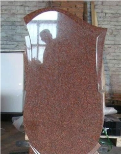 Gaoliang Red Granite Polished Tombstone Monument