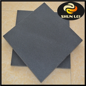 Honed Shanxi Black Granite Tile, Shanxi Black Granite Tile with Honed Surface