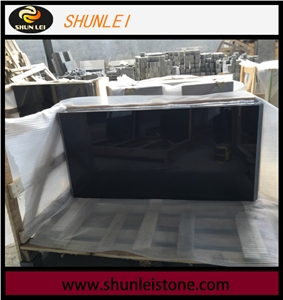 Shanxi Black Granite Kitchen Island Tops, Granite Kitchen Worktops