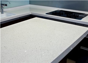 7usd Custom White Quartz Stone Kitchen Countertop