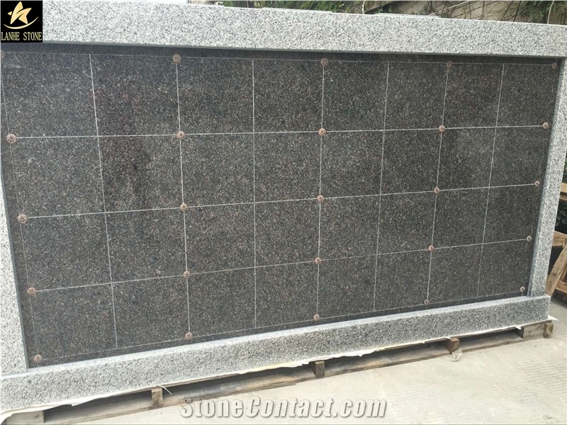 Chinese Grey Granite G654 Granite Columbarium