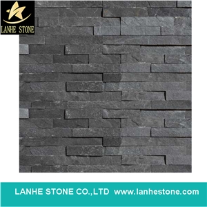 In Stock Steak Black Slate Cultured Stone for Wall Tiles