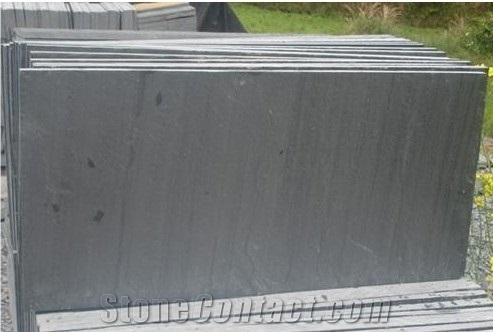 Fargo Black Slate Tiles and Slabs, Chinese Black Slate Slabs for Flooring Covering