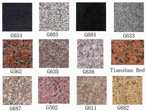 Fargo Stone Supply Chinese Granite, G603, G664, G687, G682, G654, G684, G635, G636, G562, Factory Supply in Good Quality, Granite Tiles and Slabs, Building Stones