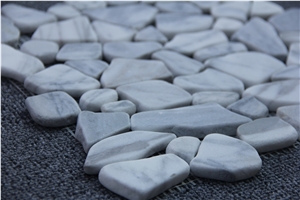 Venato Carrara River Rock Pepple Mosaic