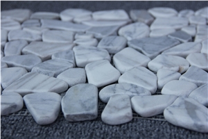 Venato Carrara River Rock Pepple Mosaic
