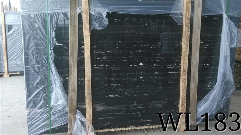 Silver Dragon Black,China Black Marble,Quarry Owner,Good Quality,Big Quantity,Marble Tiles & Slabs,Marble Wall Covering Tiles