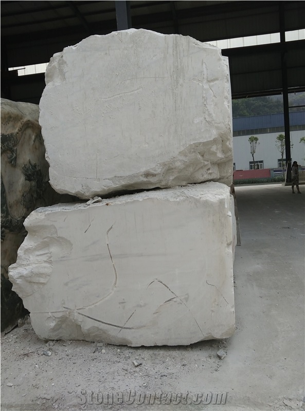White Marble Blocks,China White Marble,Quarry Owner,Good Quality,Big Quantity,Marble Tiles & Slabs