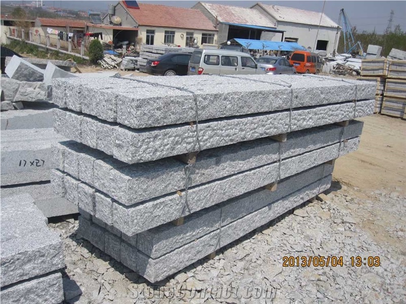 Cheapest Granite Palisade, Granite G341 Palisade, Grey Palisade Pineappled