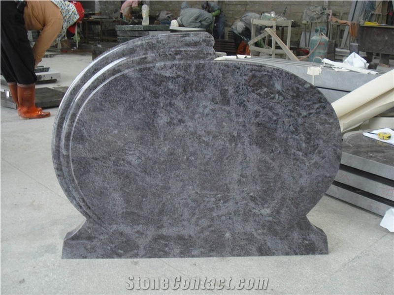 Black Granite Headstone & Tombstone Good Price