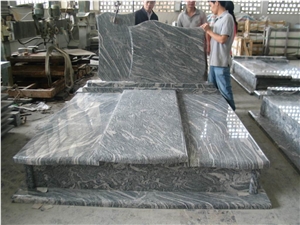China Juparana Granite Tombstone & Monument Design