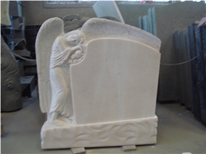 Granite Angel Tombstone & Monument with Angels