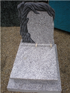 Hungary Tombstone & Monument China Green Granite Headstone
