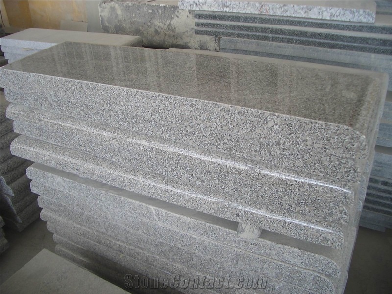 Pearl Grey Granite Tombstone & Monument