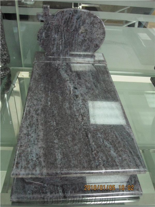 Small Tombstone & Monument China Grey Granite Tombstone