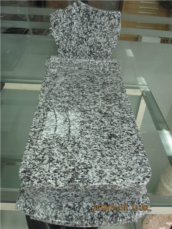 Small Tombstone & Monument China Grey Granite Tombstone
