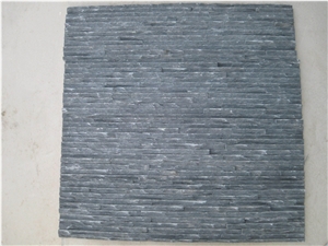 Thin Black Cultured Stone, Dfx - X018 Black Slate Culture Stone, Ledge