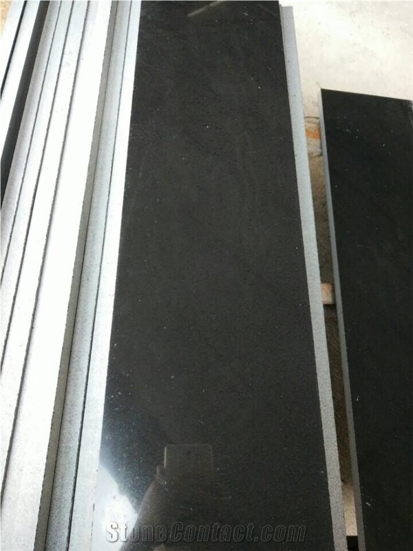 Mongolia Black Granite Tiles & Slabs, China Black Granite with High Quality & Cheap Price