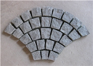 Granite Paving Stone with Mesh, Granite Cube Stone & Pavers