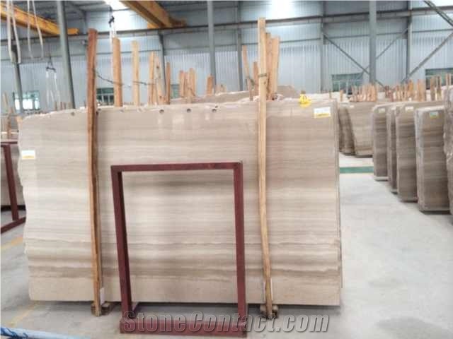 Italian Beige Wooden Vein Marble Slabs & Tiles,Polished Wooden Grain Marble for Wall & Floor