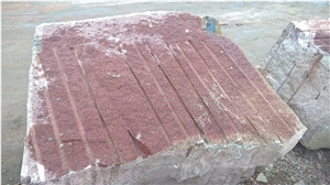 Gr6 Maple Red Blocks, Leznykivske Granite Blocks