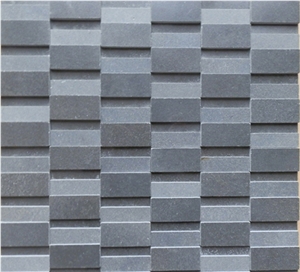 Hainan Grey Basalt Mosaics / Basalt Mosaic / Basaltina Mosaic / Basalto Mosaic / Bazalt Mosaic for Walling