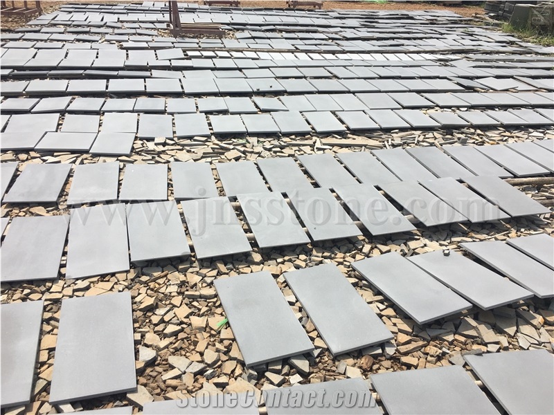 Honed Hainan Grey Basalt Tiles / Basaltina / Basalto / Bazalt / Inca Grey