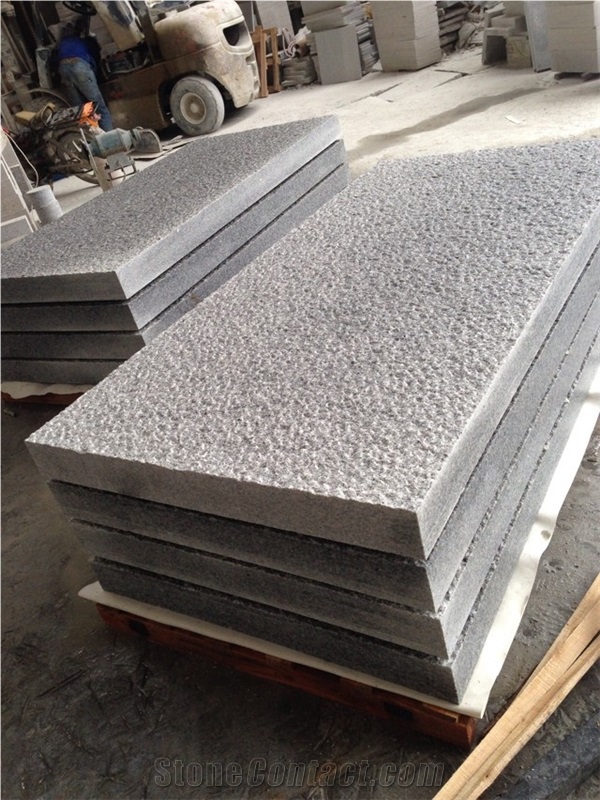 G603 Seasame Lighe Grey Granite Bush Hammered Wallstone, Paving Stones, Cheap Price Flamed/Polished Tiles