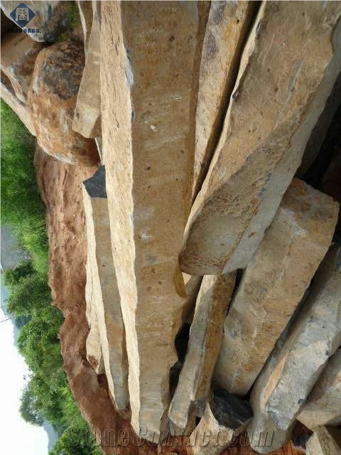 China Basalt Stone, Hexagon Stone, Basalt Garden Column Stone, Pillar, Pilaster