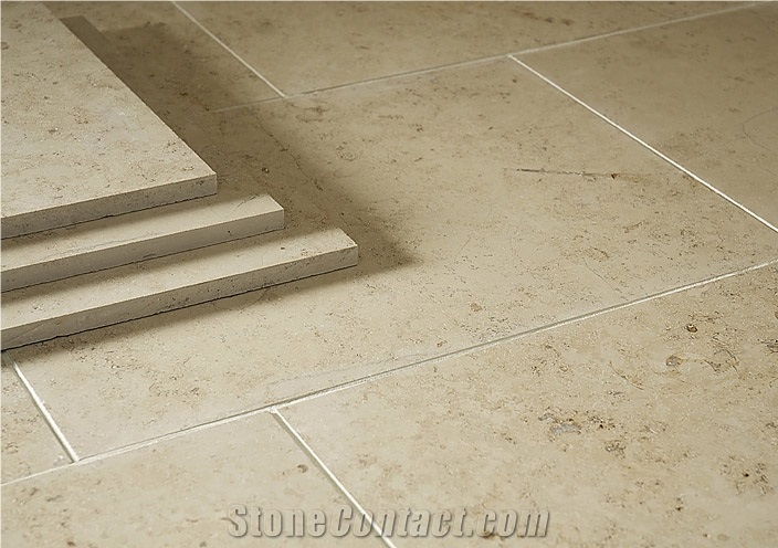 Antique Style -Jura Beige Limestone Slabs & Tiles /Jura Giallo Limestone Tiles,Slabs for Washroom Floor & Walling