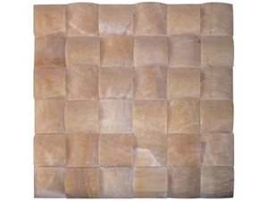 Beige Honey Onyx Hexagon Mosaic Tiles for Walling & Flooring Covering, China Honey Beige Onyx Hexagon Mosaic