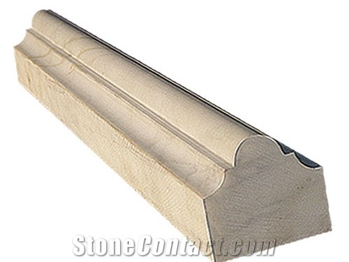 Beige Limestone Moulding /Border Lines Interior Stone