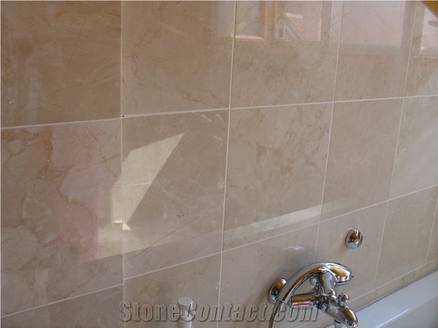 Burdur Beige Crema Bella Marble Tiles,Burdur Beige Pearl Marble Tiles for Washroom Wall Covering