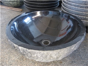 China Multicolor Red Granite Round Sinks/ Wash Basin for Bathroom