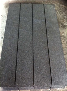 G684 Fuding China Black Basalt Tiles Flamed /Nero Basalto Tiles for Exterior Stone /Lava Stone