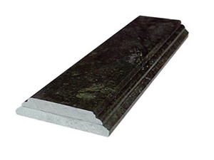 Green Forest Marble Border Lines/ Bullnose Moulding /Molding /Pencil Lines