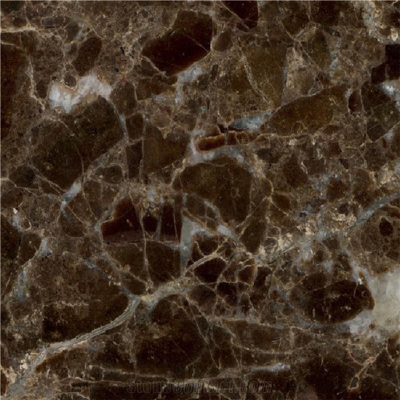 Marron Dark Emperador Marble Tiles for Bathroom Flooring Covering