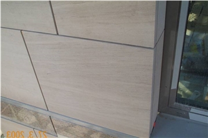 Moca Creme Contra Limestone Tiles /Mocca Creme Limestone Slabs for Home or Hotel Walling & Flooring